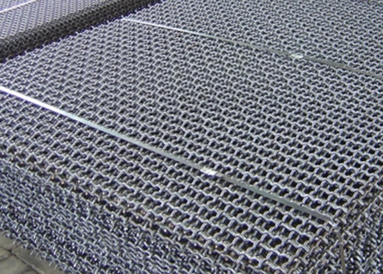 longueur de Mesh Crimped Wire Screen 25m 30m de fil sertie par replis par diamètre de 3.0mm