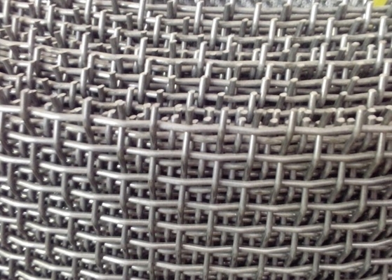 usines de extraction serties par replis tirées de charbon de Mesh Crimped Wire Cloth For de fil de 3.5mm