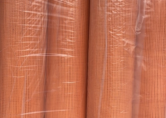 Grillage orange 5x5mm de fibre de la longueur 100m pour maintenir les murs propres et secs